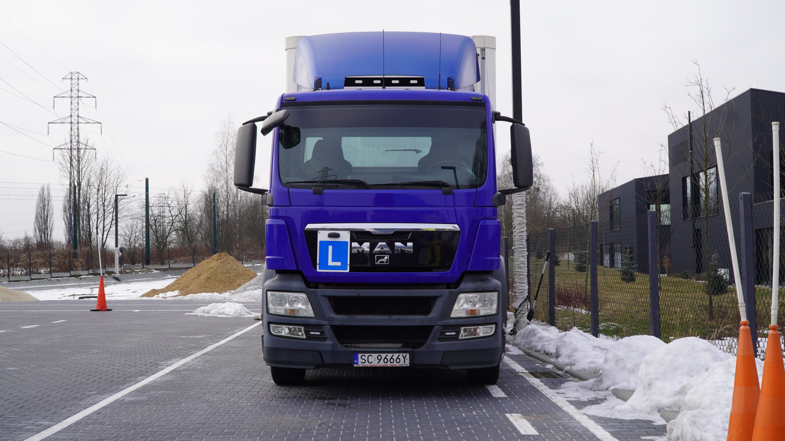 ciągnik siodłowy nauka jazdy